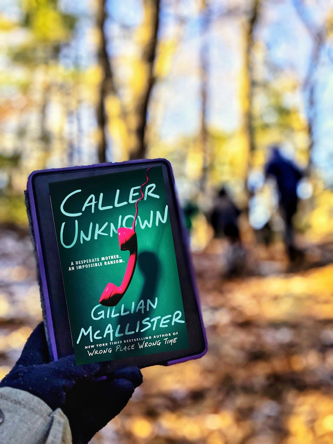 Caller Unknown by Rachel Howzell Hall book cover — photographed by Toni Rocchetti, copy editor